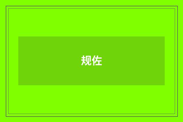 规佐