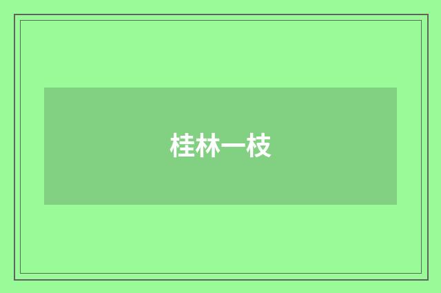 桂林一枝