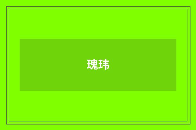 瑰玮