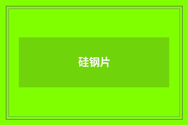 硅钢片