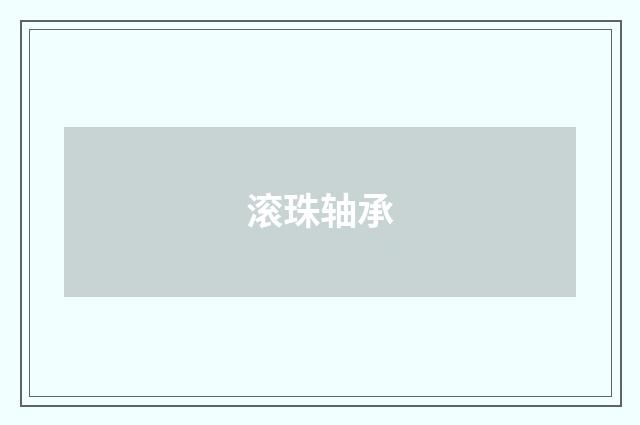滚珠轴承