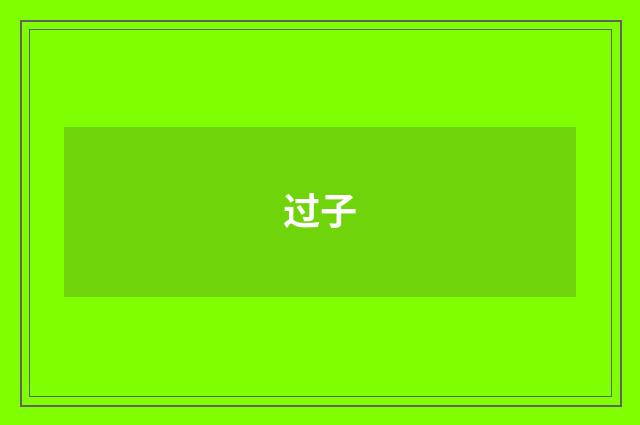 过子