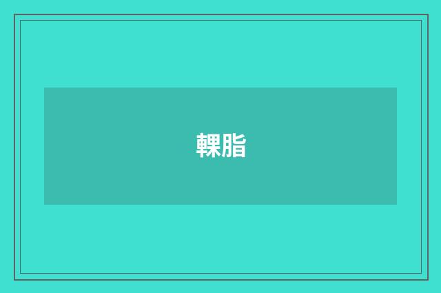 輠脂