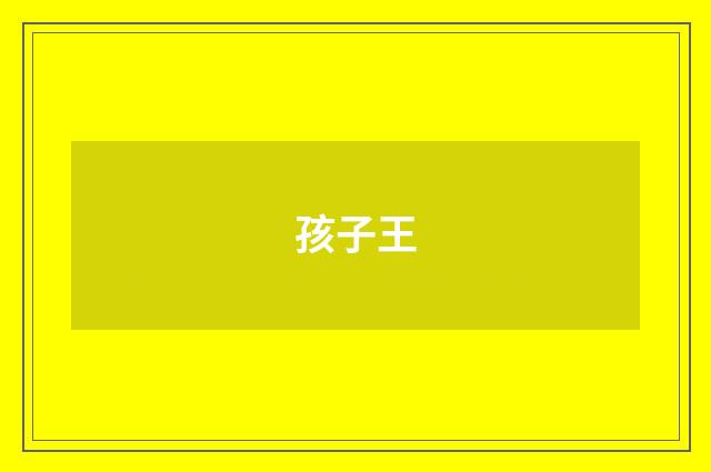 孩子王