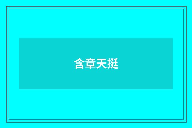 含章天挺