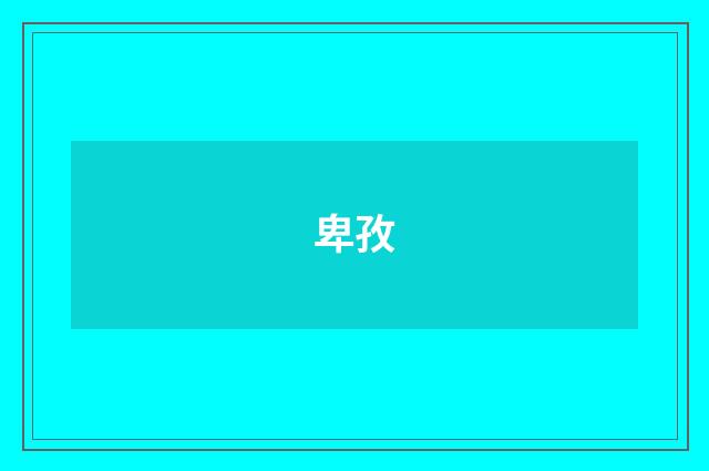 卑孜