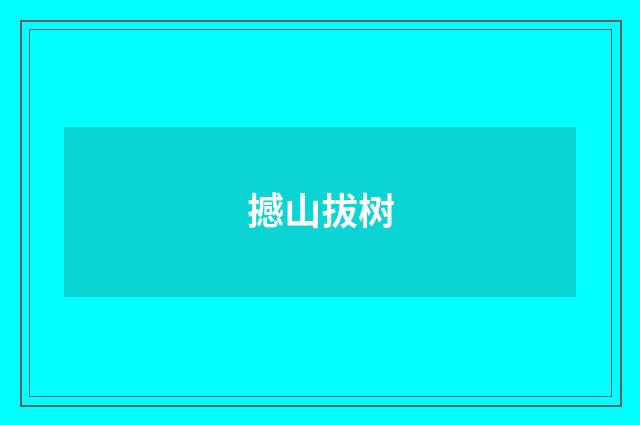 撼山拔树