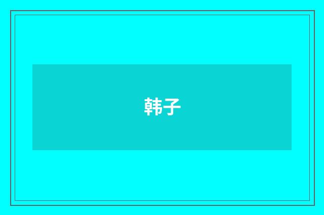 韩子
