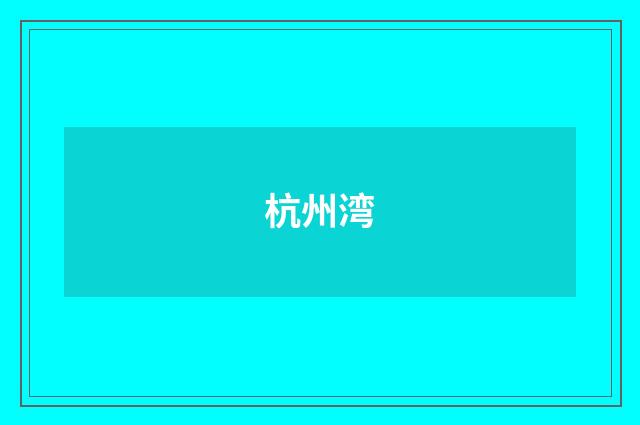 杭州湾