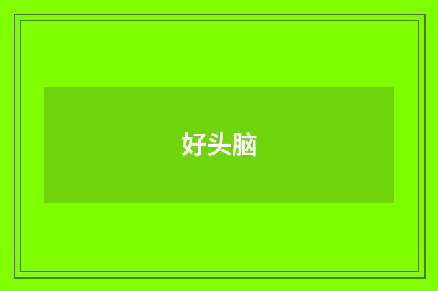 好头脑