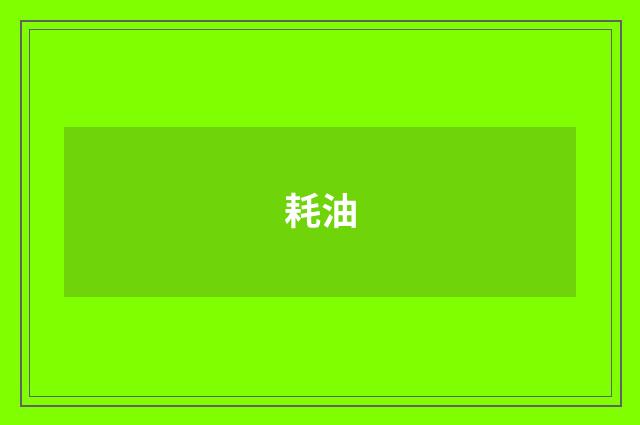 耗油