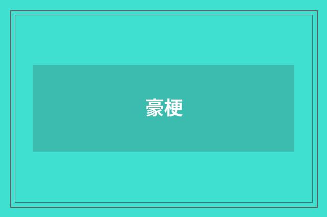 豪梗