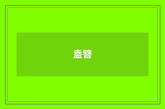 盍簪