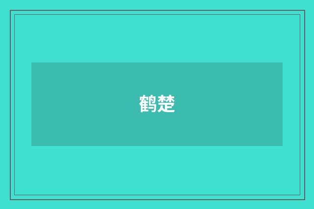 鹤楚