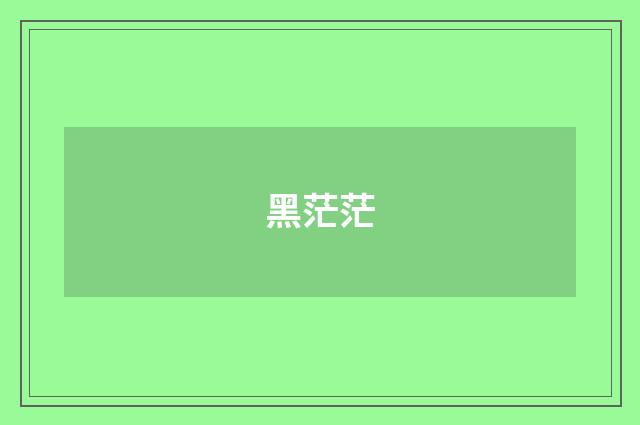 黑茫茫