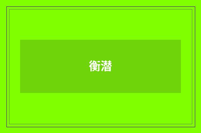 衡潜