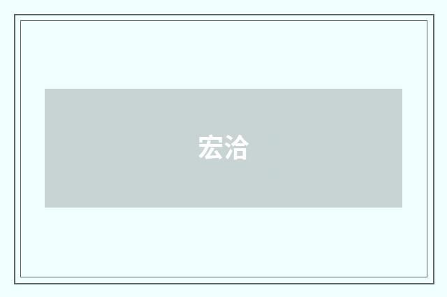 宏洽