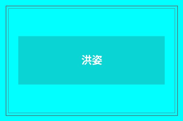 洪姿