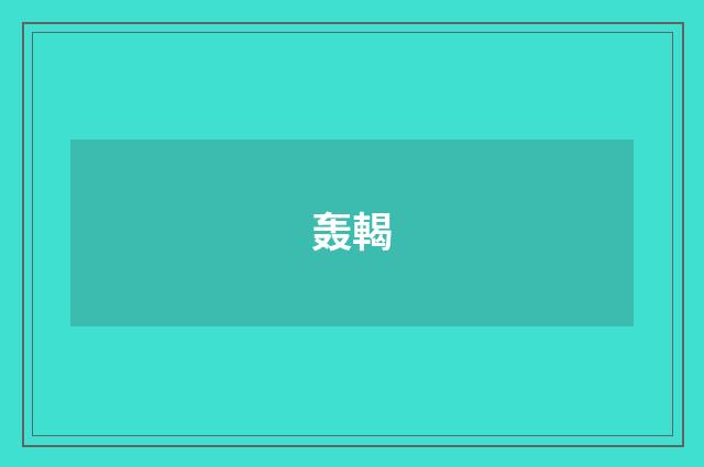轰輵