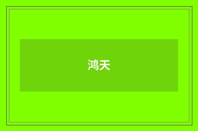 鸿天