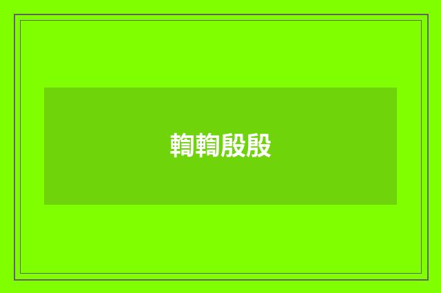 輷輷殷殷