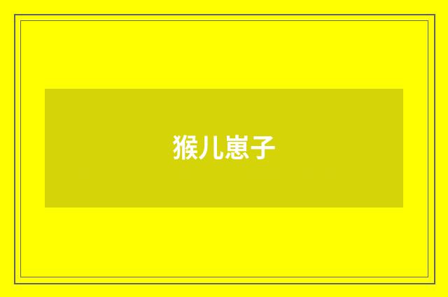 猴儿崽子