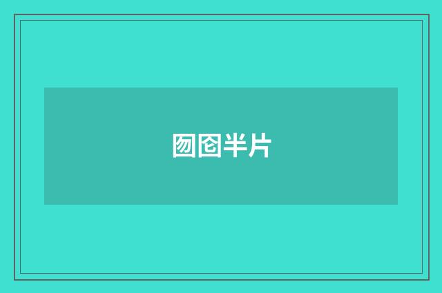 囫囵半片