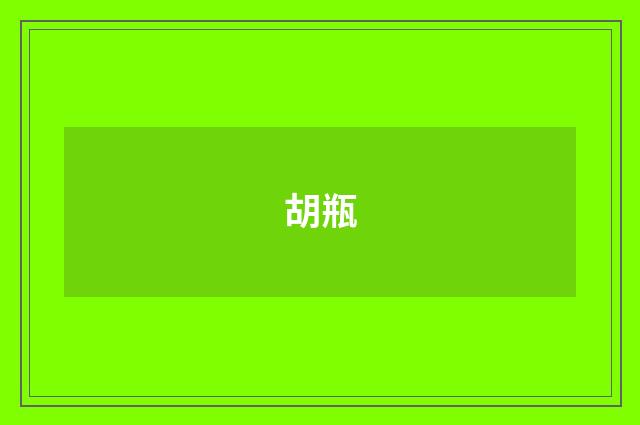 胡瓶