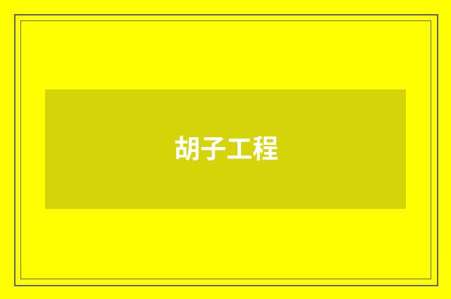 胡子工程