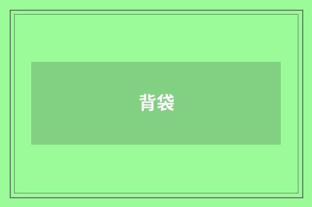 背袋