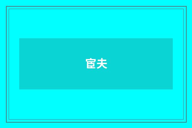宦夫