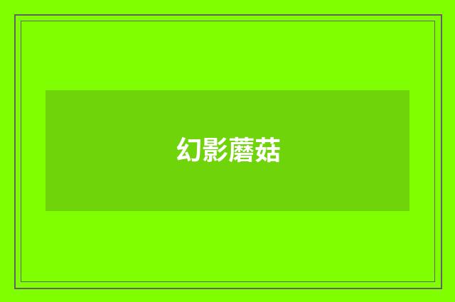 幻影蘑菇