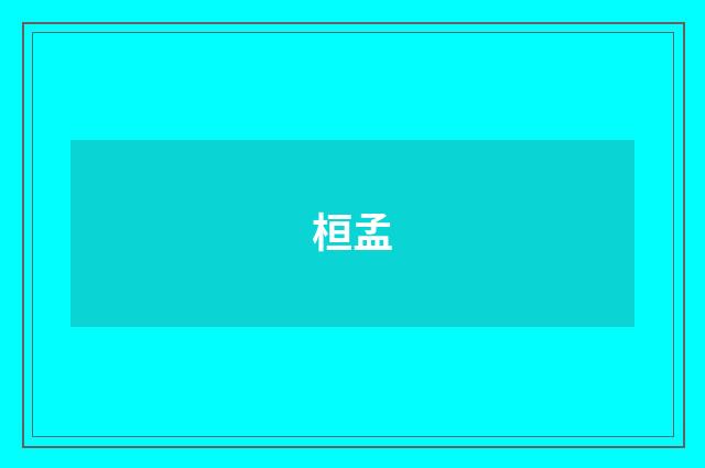 桓孟