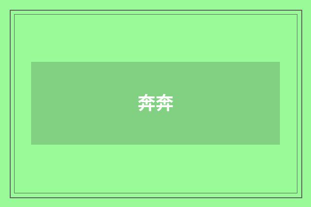 奔奔