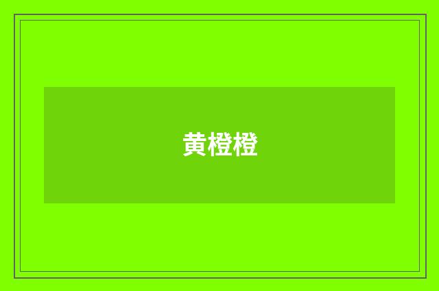 黄橙橙