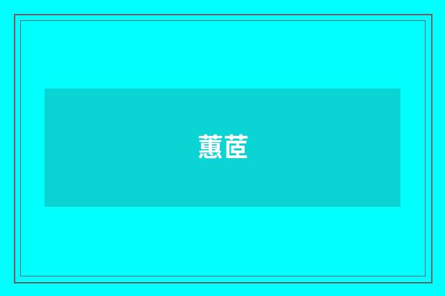 蕙茝