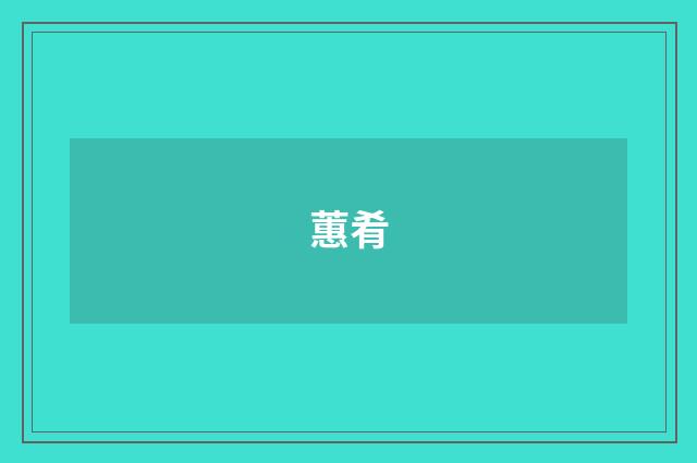 蕙肴