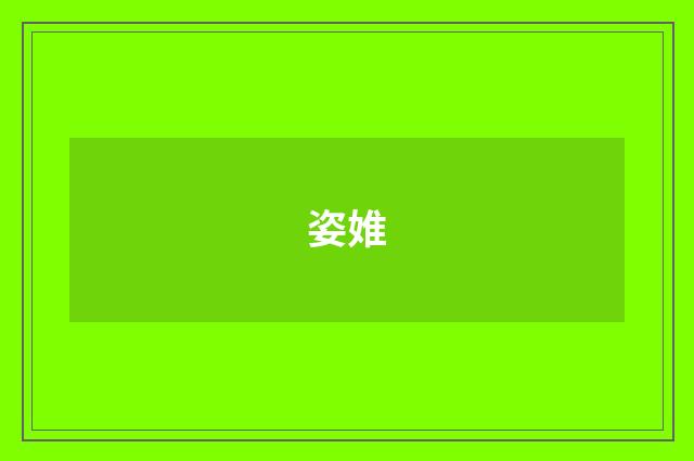 姿婎