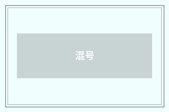 混号
