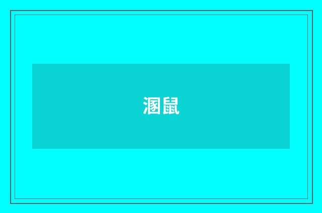 溷鼠