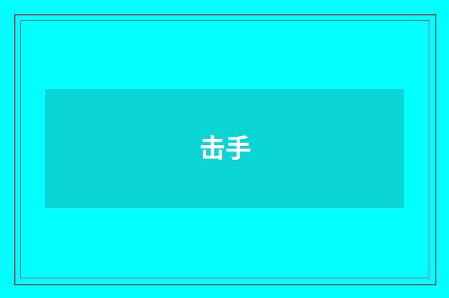 击手