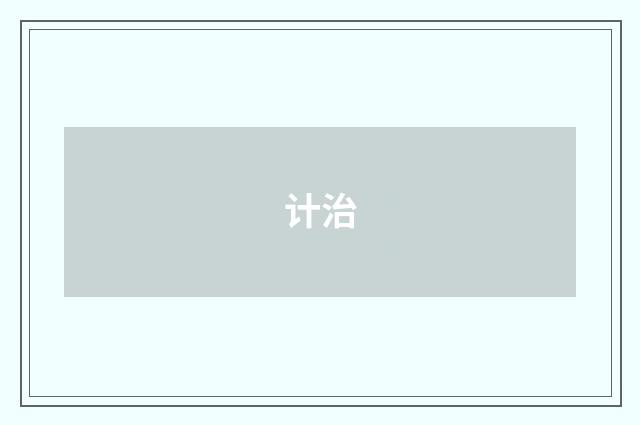 计治