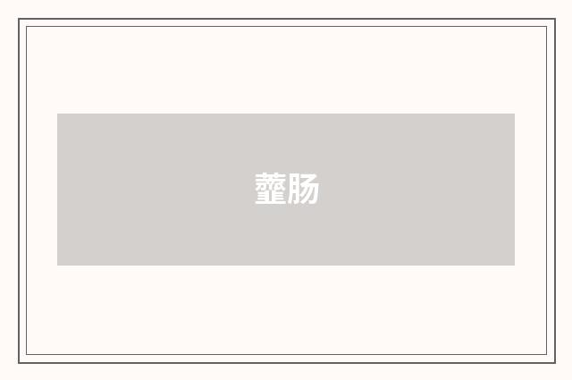 虀肠
