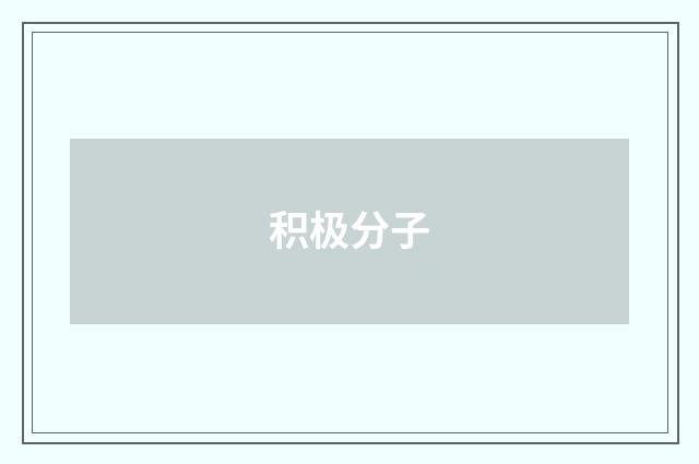 积极分子