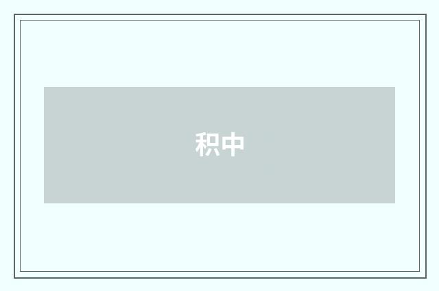 积中