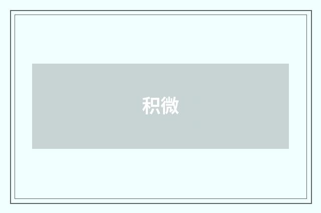 积微