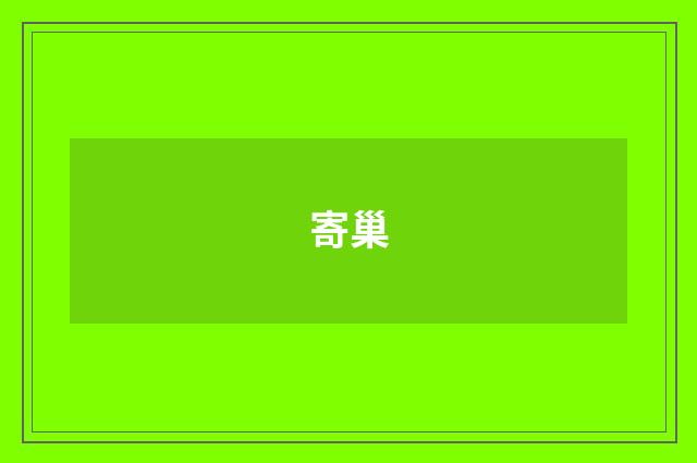 寄巢