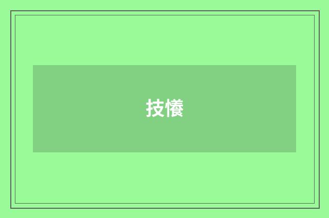 技懩