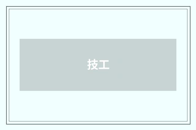 技工