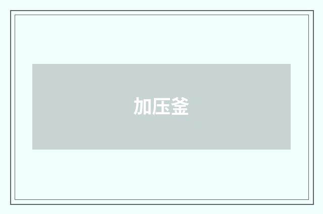 加压釜